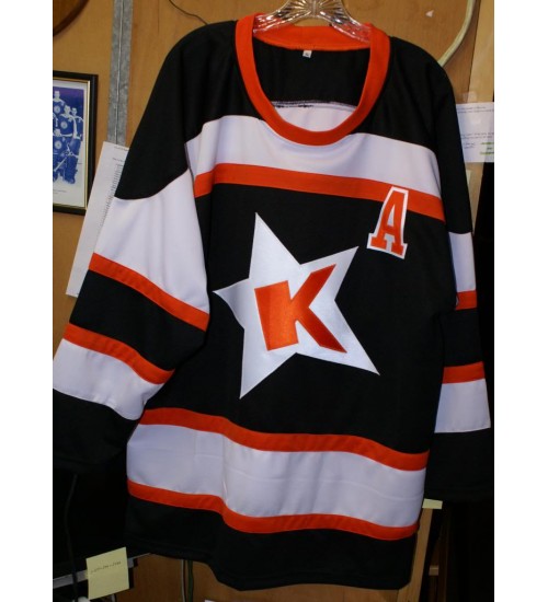 Custom ECHL Fort Wayne Komets 11 Hockey Jersey Black